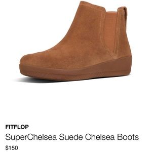 COPY - FitFlop SuperChelsea Suede Chelsea  Boots